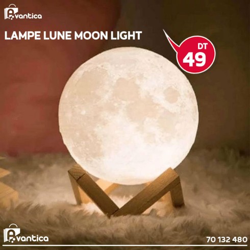 LUNE LUMINEUSE 3D, MOON LIGHT