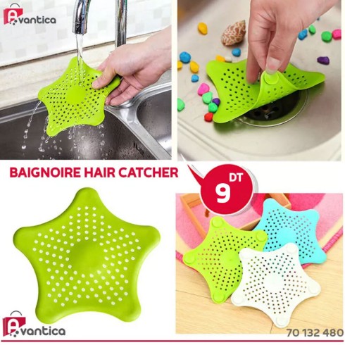 Bouchon de lavabo en silicone - Filtre - ON RANGE TOUT