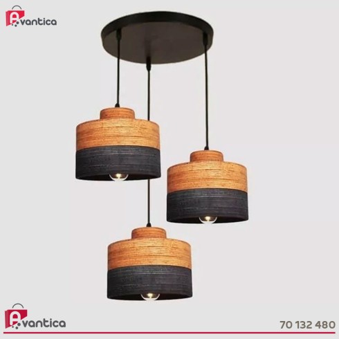 Suspension Combino 3r  Bois  20cm De Diamètre