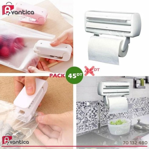 Pack Distributeur 3en1 + Mini soudeuse cuisine